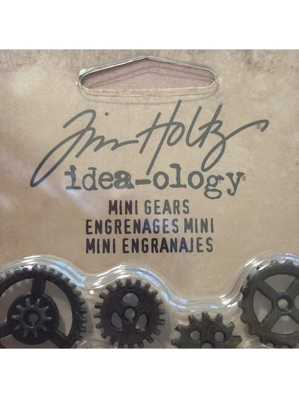 TIM HOLTZ Idea-ology metal MINI GEARS 12x metal cogs engrenages BULK OF 2  24X